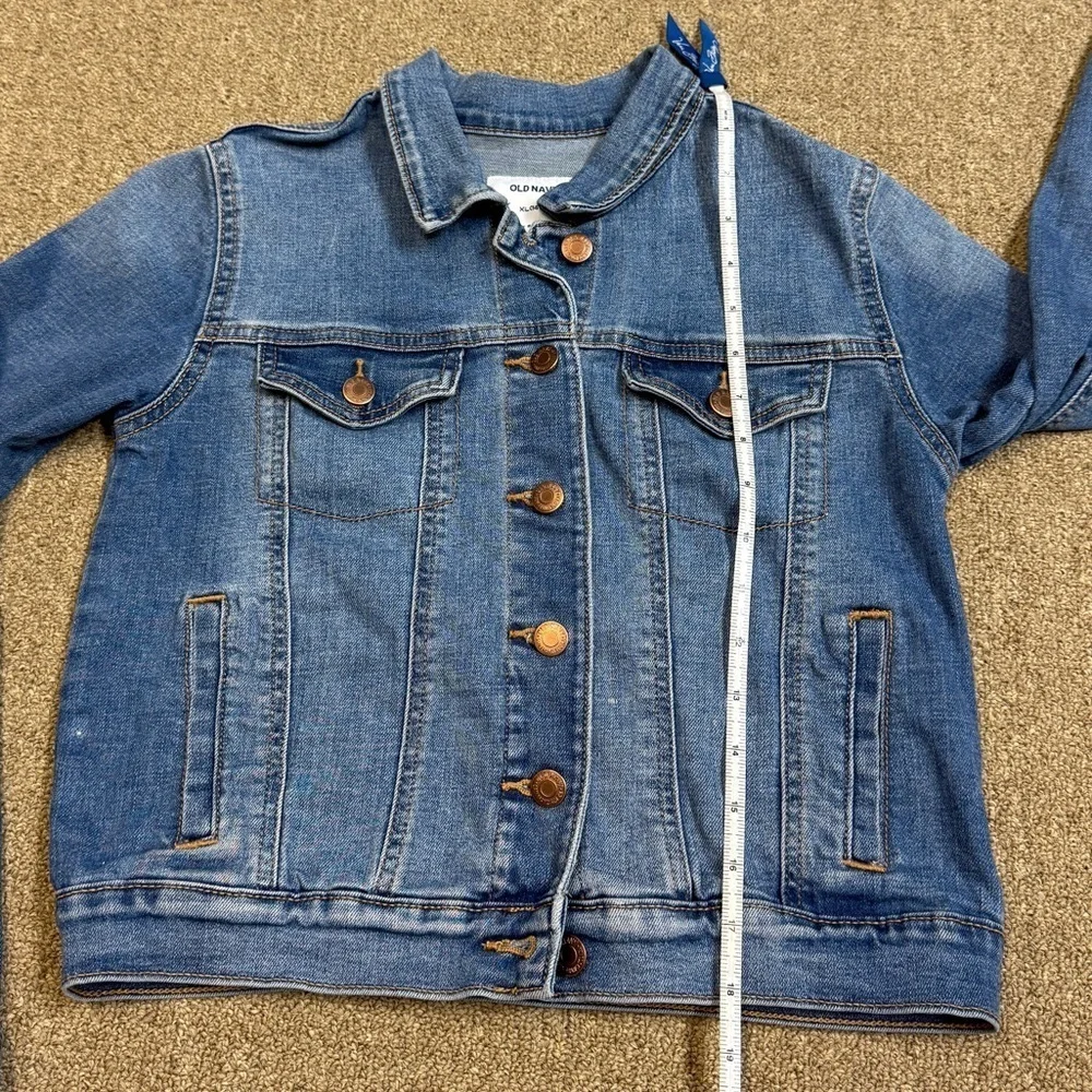 Old Navy: Girls Blue Denim Jean Jacket, Size XL (14/16)